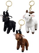 Мягкая игрушка "Козлик" 19*16см, на брелке, 2цв. в ассорт. - фото 313172