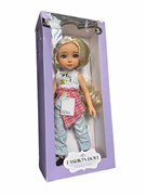 УЦЕНКА. Коллекционная кукла 32см "Silvan. Doll" (HP1220943) в джинсах, топе и кроссовках, с юбкой килт в МЯТОЙ коробке