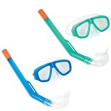 Набор для плавания: маска + трубка (24018, "Bestway") 3+, 2цв. в ассорт.