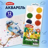 Акварель Creativiki 12цв. без кисти (АКВП 12КР, 170562) пласт.уп.