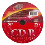 Диск CD-R "VS" 700Mb, 52х (25 шт. в боксе) - фото 315152