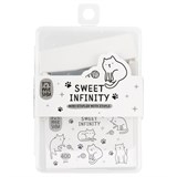 Набор MESHU "Sweet infinity": степлер мини №26/4 пластиковый, до 20л. + скобы №26/4 (MS_67005) в пласт. боксе
