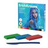 Пластилин ErichKrause "Aquamarine" 12цв. 180гр. стек (65192)