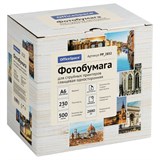 Фотобумага OfficeSpace для струйной печати А6 230г/м2, 500л. одност.глянцевая (PP_2852) - фото 316535