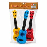 Гитара, 4 струны, 3цв. в ассорт. (2299C-1) в пакете