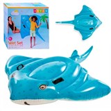 Игрушка надув. для плавания 188*145см "Скат" (57576, "Intex") с ручками - фото 319273