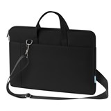 Сумка для ноутбука 15,6"-16" Först "Modern Style" (KNT_LB67459) черная, 1 отделение, 1 карман, полиэстер, с ремнем