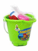 Игра "Рыбалка": 25см удочка и 5 рыб (237-1) в ведре - фото 319820