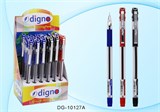 Ручка шар. Digno "S-KLASS" (DG-10127A) красная, 0.7мм, на масляной основе - фото 320321