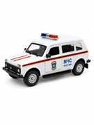 Металл. модель 12,7см "Нива. МЧС России" 2 двери откр-ся (TCC1813P-12D) свет фар, звук по 12шт. в блоке