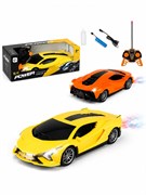 Р/У на аккумул. "JT TOYS" 21см (1:20) "Ferrari" (661-13D) пар с пульта, свет фар и колес, в коробке