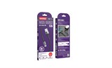 Кабель Type-C - USB, 1 м, "S26", В КОРОБКЕ (iK-3112-S26bg) "SmartBuy", черно-серый, 3A - фото 321412