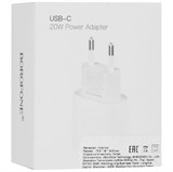 Зарядное устройство сетевое Borofone (BA100A, B-24488) PD, 20W, 1 Type-C, белое