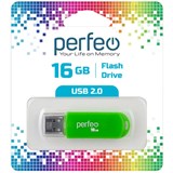 Флеш-накопитель  16Гб "Perfeo C03" Green