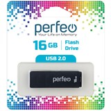 Флеш-накопитель  16Гб "Perfeo C04" Black