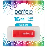 Флеш-накопитель  16Гб "Perfeo C04" Red