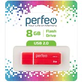Флеш-накопитель   8Гб "Perfeo C01G2" Red - фото 321860