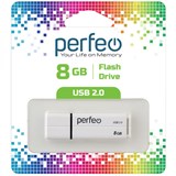 Флеш-накопитель   8Гб "Perfeo C01G2" White - фото 321849