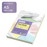 Бумага "OfficeSpace. Пастель" А5, 80г/м, 100л./5цв. (PC_38236)
