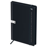 Ежедневник BG 2027г. А5 176л. тв. обл. "Monochrome. Black" (DdA5_68147) черный, soft-touch