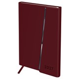 Ежедневник BG 2027г. А5 176л. кожзам "Magnet. Wine" (DdA5_67951) винный, soft-touch, магнитный клапан