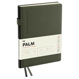 Ежедневник BG 2027г. А5 176л. кожзам "Palm. Dark khaki" (DdA5_67862) темно-зеленый