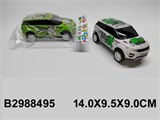 Инерц. 14см "Range Rover Халк" (333-170) зеленый / белый, в пакете