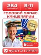 Набор "9 - 11 класс" 264 предмета, в гофрокоробе - фото 323680