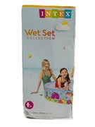 УЦЕНКА. Бассейн с плоским бортом 122*25см "Утиный риф" (58477, "Intex") в МЯТОЙ коробке