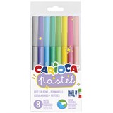 Фломастеры "Carioca Pastel"  8цв. в ПВХ уп. (43032, Италия)
