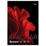 Бумага "BG. Интенсив" А4, 80г/м2, 100л., красная (BFcA4-100_92990) в коробке