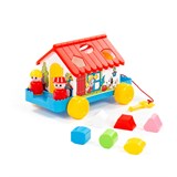Игровой дом 26,5*18,5*16,5см (6028) в коробке Полесье