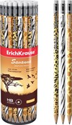 Карандаш ч/гр. ErichKrause "Savanna", НВ, с ластиком (45620)