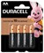 Батарейка LR6 "Duracell Basic", алкалиновая, на блистере BL4