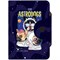 ! РАСПРОДАЖА Визитница OfficeSpace "Astrodogs" на 20 визиток (319944) ПВХ, на кнопке, 75*110мм