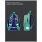 ! РАСПРОДАЖА Рюкзак Berlingo Boom "Animal pattern mint" (RU08033) 38,5*29*12см, 2 отд., 3 карм., анат. спинка - фото 196706