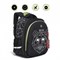 Рюкзак GRIZZLY "Bear" (RAz-287-9) 36*28*20см, цвет черный, светящийся рисунок, формованный, анатомическая спинка - фото 197109