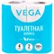 Бумага туалетная " VEGA" белая "ЭКО", 2-х слойная, спайка 4шт.*15м (ш\к 64076, 315618)