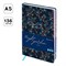 ! РАСПРОДАЖА Ежедневник Greenwich Line недатир. А5 136л. кожзам "Night garden. Blue" (ENA5-44973) обложка иск. кожа, тонир. блок, сереб. срез - фото 212756