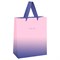 ! РАСПРОДАЖА Пакет подарочный MESHU 18х23х10см (MS_51851) "Duotone. Pink-Purple gradient" фольга, матовая лам.