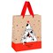 ! РАСПРОДАЖА Пакет подарочный новогодний MESHU 18х23х10см (MS_51781) "New Year of Cats" выб. лак, блестки, крафт