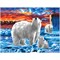 ! РАСПРОДАЖА Картина по № на холсте 40*50см "Белые медведи" (КХ4050_53899) с акрил. красками