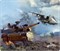 Коврик для мыши Perfeo "Tanks 4", ткань + резиновое основание, 320*240*3мм, с рисунком (PF_D0699)