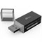 Картридер USB 2.0 "Ritmix" для SD/micro-SD/MS/M2 (CR-2042, 15119267) черный - фото 245596