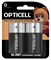 Батарейка LR20 "Opticell Basic" (полный аналог Duracell), алкалиновая, BL2