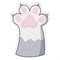 ! РАСПРОДАЖА Блок самоклеящийся фигурный MESHU "Paws" 40л. (MS_54255) - фото 259703