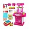 Игр. набор "Кухня"  65,5*25*42см трансф-ся в чемодан (008-58, Xiong Cheng) плита и духовка со светом и звуком, кран и 17 предм. посуды - фото 307606