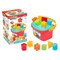 Игрушка-сортер "Волшебное ведерко" 12 элем. (03414, "DeDe") 12мес.+, в коробке 27*15*15см - фото 276332