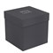 ! РАСПРОДАЖА Коробка подарочная складная MESHU "Black", 15*15*15см (MS_62564)