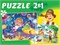 ! РАСПРОДАЖА Puzzle 2 в 1 "Пираты/Космос №1" 15 и 24 эл. (ПМ15-24-8103)